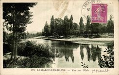 CPA Lamalou les Bains Seen on the orb