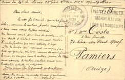 CPA Montpellier Jardin de l'esplanade le monument Auguste Comte et le monument aux morts