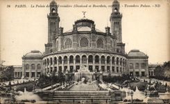 Paris CPA the palate of Trocadero