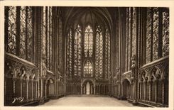 Paris CPA Interieur de la Sainte Chapelle Chapelle haute