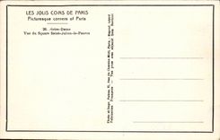 Paris CPA Notre Dame Cue du square Saint Julien le Pauvre