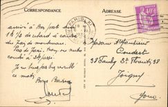 Paris CPA the church of the Madeleine