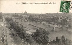 Paris CPA Panorama de paris (Cote Est)