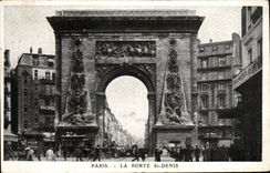 Paris CPA Gate Saint Denis