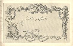 CPA Les chefs d'oeuvre de l'art Jeune femme dansant Augustin de St Aubin 