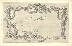 CPA Les chefs d'oeuvre de l'art Dame achetant une lettre Chardin Fessard