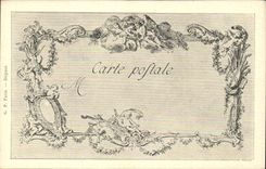 CPA Les chefs d'oeuvre de l'art La soiree Lancret Larmessin