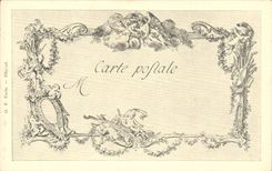 CPA Les chefs d'oeuvre de l'art Vignette pour les jeux de la petite Thalie Eisen Ghendt