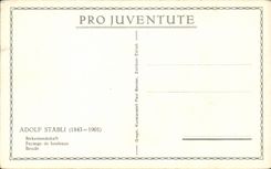 CPA Aolf Stabli Paysage de bouleaux