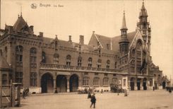 Belgium Bruges Train station