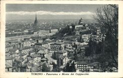 Italie Italia Torino Panorama e Monte dei CAppucin