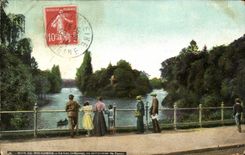 Paris CPA Bois de Boulogne Vue de l'avenue de Passy