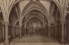 Paris CPA Crypte de la Sainte Chapelle