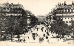Paris CPA Which occurred of the Opera