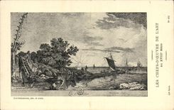 CPA Les chefs d'oeuvre de l'art au 18eme Le matin Loutherbourg 