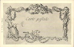 CPA Les chefs d'oeuvre de l'art au 18eme L'amour precepteur 1730 Coypel Lepicie