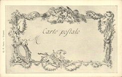 CPA Les chefs d'oeuvre de l'art au 18eme Visite d'une dame a une amie malade Saint non