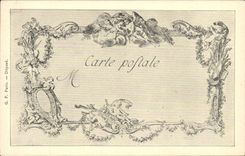 CPA Les chefs d'oeuvre de l'art au 18eme iris Le Moyne Cars