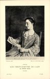 CPA Les chefs d'oeuvre de l'art au 18eme Mademoiselle Lavergne Liotard Daoule et Ravenet