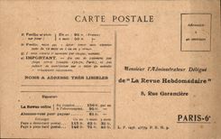 CPA Hotel of Sourdeac Street Garanciere Paris bookstore