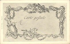 CPA Les chefs d'oeuvre de l'art au 18eme Les hazards heureux de l'escarloupette Fragonard de launay