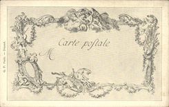 CPA Les chefs d'oeuvre de l'art au 18eme Scene des amours de Myrtill 1761 Gravelot Legrand