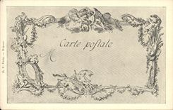 CPA Les chefs d'oeuvre de l'art au 18eme Mes gens ou les commissionnaires ultramontains De Saint Aubin Tillard