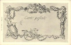 CPA Les chefs d'oeuvre de l'art au 18eme Comptez sur mes Sermens De Saint Aubin 