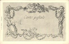 CPA Les chefs d'oeuvre de l'art au 18eme Mes gens ou les commissionnaires ultramontains De Saint Aubin Tillard