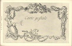 CPA Les chefs d'oeuvre de l'art au 18eme Mes gens ou les commissionnaires ultramontains De Saint Aubin Tillard