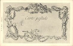 CPA Les chefs d'oeuvre de l'art au 18eme Mes gens ou les commissionnaires ultramontains De Saint Aubin Tillard