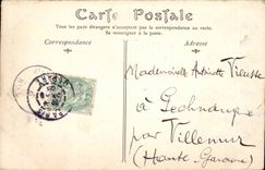 Paris CPA Arc de Triomphe the departure groups the Hard one