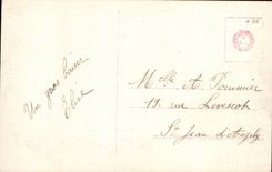 CPA Fantasy Woman Children and sheep