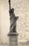 Paris CPA La Liberte eclairant le monde offerte par la colonie americaine 