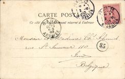 Paris CPA La Liberte eclairant le monde offerte par la colonie americaine 