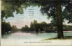 Paris CPA Bois de Boulogne Le lac superieur