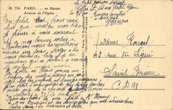 Paris CPA Which occurred of the Opera