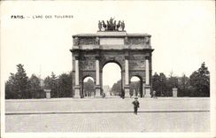 Paris CPA L'arc des Tuileries