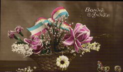 CPA Fantasy Flowers Happy New Year