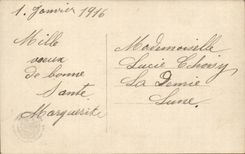 CPA Fantasy Flowers Happy New Year