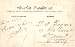 Rennes - Statue de Duguesclin au Thabor - CPA 