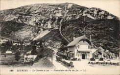 Lourdes - the Railroad - Funicular of the Peak of Jer - CPA