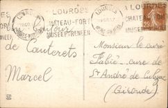 Cauterets - zusammen der Kaskade der Brucke von Spanien - CPA