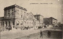 Bordeaux - Station von Orleans - CPA