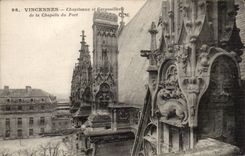 Vincennes - Capitals and Waste-gas mains of the Vault of Fort - CPA