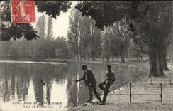 Paris - 12 - Bois de Vincennes - La Peche - pecher - fishing - CPA 