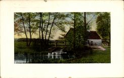 Arts - Tableau - Little country house CPA 