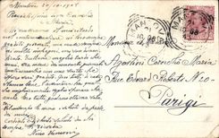 Arts - Tableau - Lonely Winter Scene CPA 