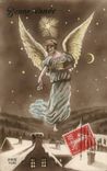 Festivals - Happy New Year - Christmas angel ditributing gifts - angel - engel CPA