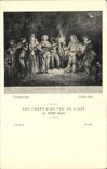 Tableaux - Arts - Watteau Les chefs d'oeuvre de l'art au 18eme - musique - instrument - CPA 